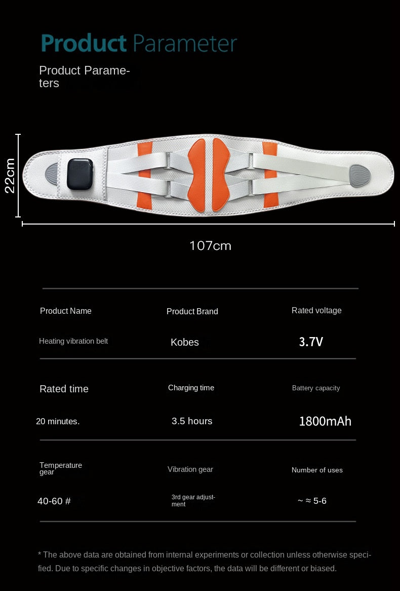 Quality Infrared Warm Waist Massager Belt – Multifunctional Hot Compress & Lumbar Relaxation