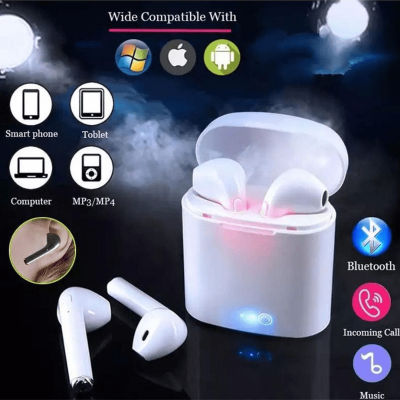 AirPods Pro 6 Hi-Fi Wireless Airbuds 5.0 Bluetooth Earphone Slim small size with Charging Case White