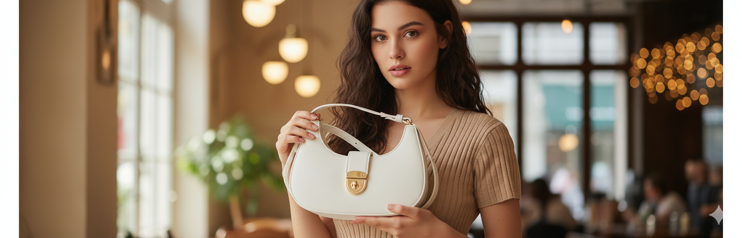 Trendy Hobo Shoulder Bag for Women β Soft Faux Leather, Spacious & Stylish