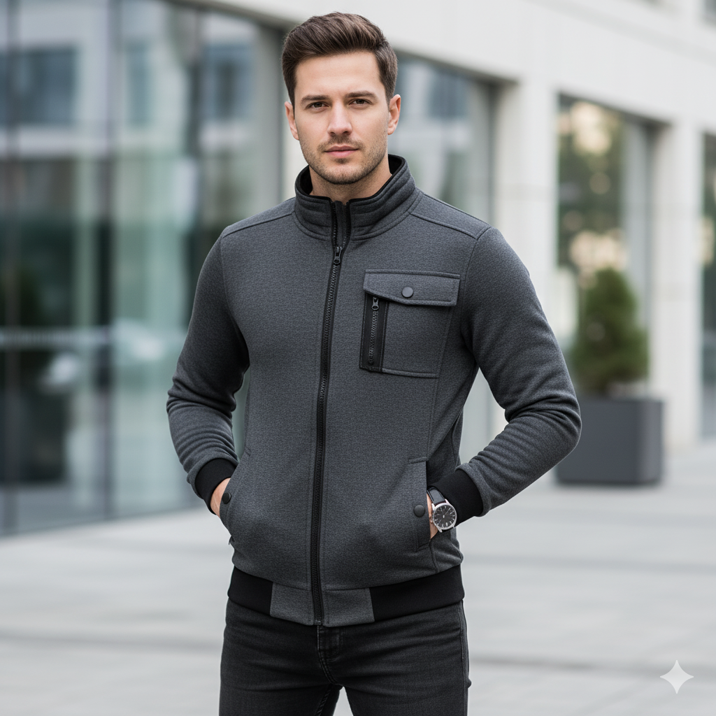 Stylish Pocket Winter Jacket and Upper for Men Fine Stitched - Premium Quality and Fashionable Outerwear