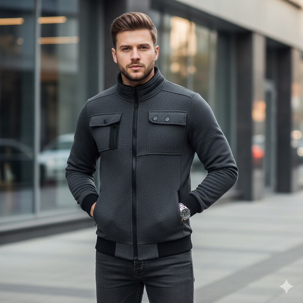 Stylish Pocket Winter Jacket and Upper for Men Fine Stitched - Premium Quality and Fashionable Outerwear