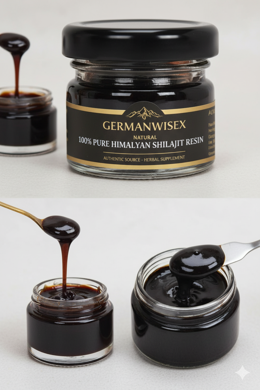 Himalayan Shilajit Resin - 100% Pure & Authentic Herbal Vitamins