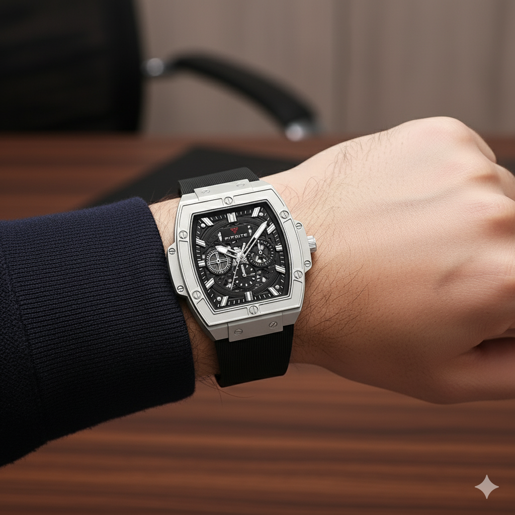 Luxury Business Watch for Man Sports Watches for Boys & Men New Fashion Sports Rubber Strap Wristwatches