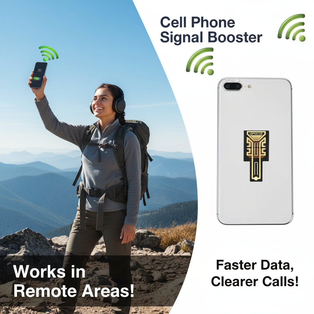 Mobile Phone Signal Booster – Portable Network Enhancement Sticker for Better Reception
