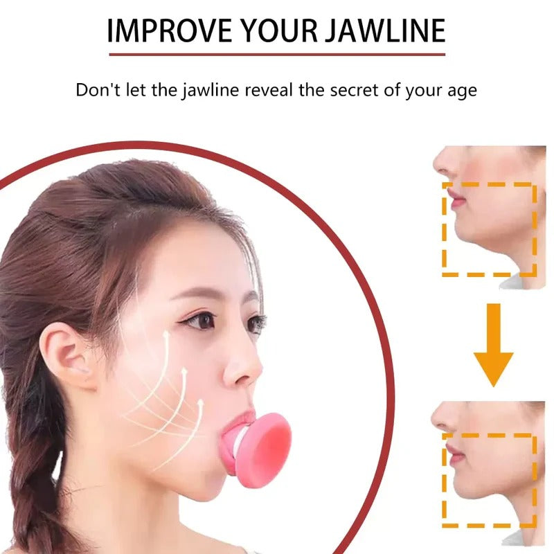 Jawline Exerciser V Face Facial Lifter Double Chin Remover Skin Care Firming Expression Exerciser Remove Masseter Muscle Line