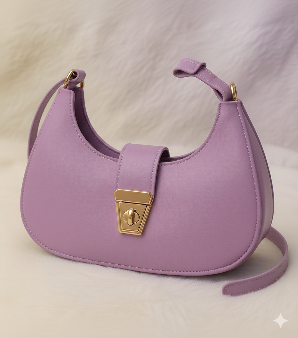 Trendy Hobo Shoulder Bag for Women – Soft Faux Leather, Spacious & Stylish