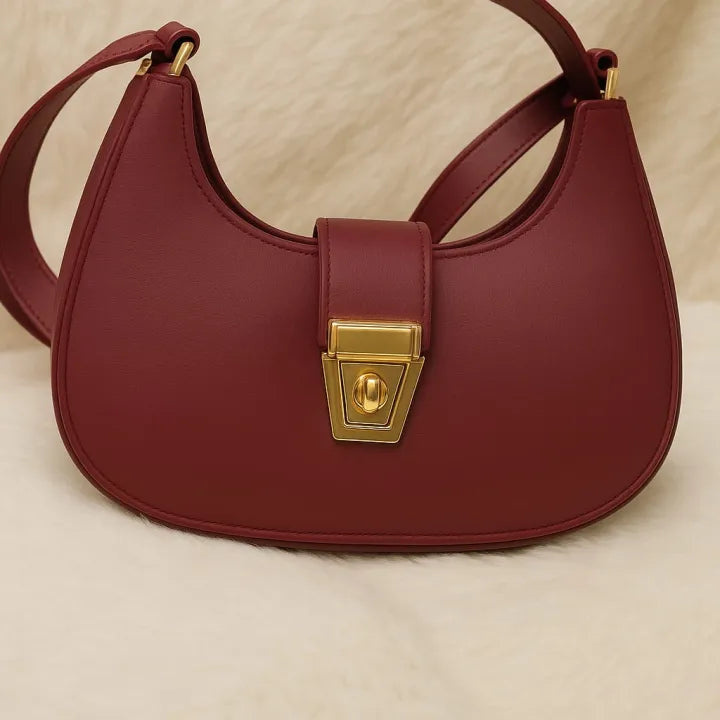 Trendy Hobo Shoulder Bag for Women – Soft Faux Leather, Spacious & Stylish