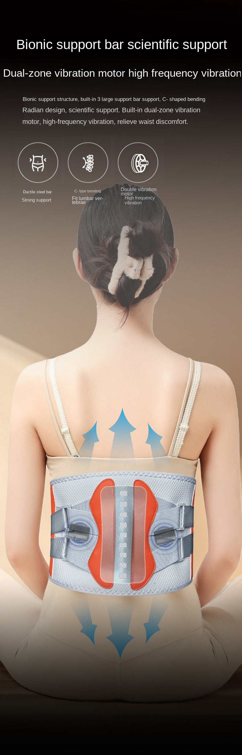 Quality Infrared Warm Waist Massager Belt – Multifunctional Hot Compress & Lumbar Relaxation