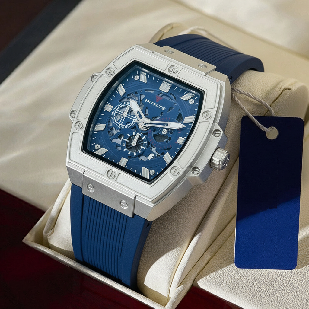 Luxury Business Watch for Man Sports Watches for Boys & Men New Fashion Sports Rubber Strap Wristwatches