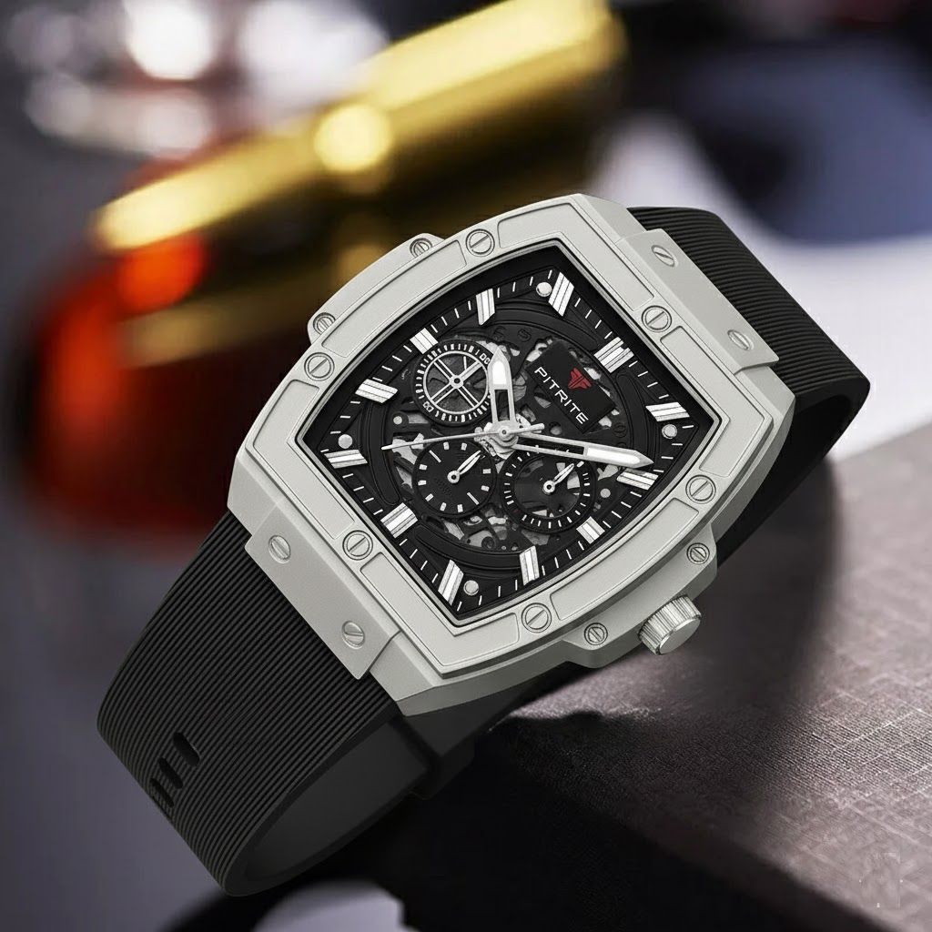 Luxury Business Watch for Man Sports Watches for Boys & Men New Fashion Sports Rubber Strap Wristwatches