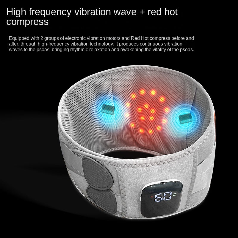 Quality Infrared Warm Waist Massager Belt – Multifunctional Hot Compress & Lumbar Relaxation