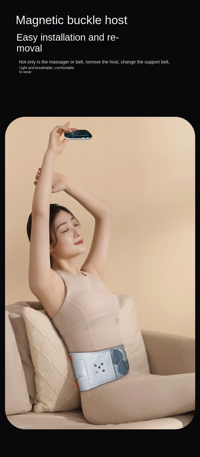 Quality Infrared Warm Waist Massager Belt – Multifunctional Hot Compress & Lumbar Relaxation