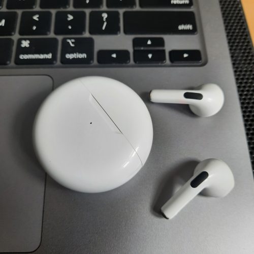 AirPods Pro 6 Hi-Fi Wireless Airbuds 5.0 Bluetooth Earphone Slim small size with Charging Case White