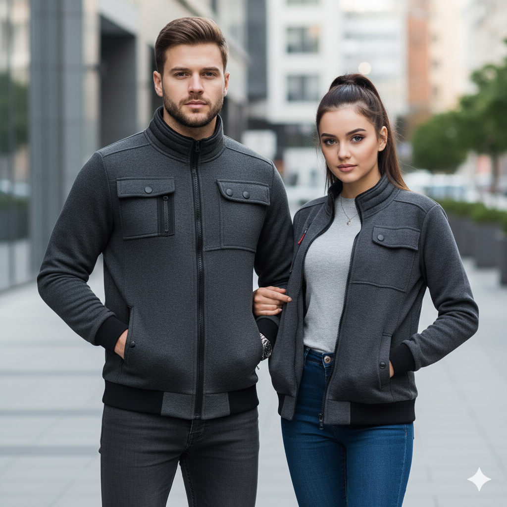 Stylish Pocket Winter Jacket and Upper for Men Fine Stitched - Premium Quality and Fashionable Outerwear