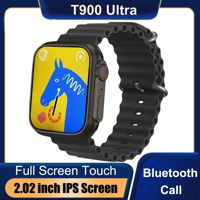T900 Ultra 2 Smart Watch (49MM) – 2.09" Infinite Display, Bluetooth Calling & Crown Control- Built-in Games - Bluetooth Calling - Crown Working