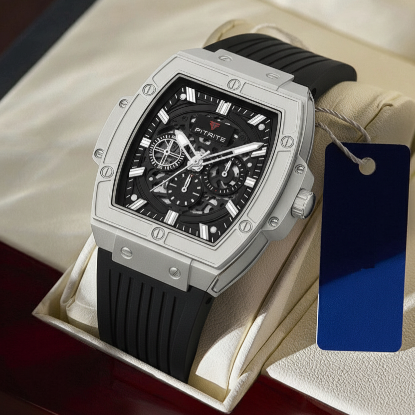 Luxury Business Watch for Man Sports Watches for Boys & Men New Fashion Sports Rubber Strap Wristwatches