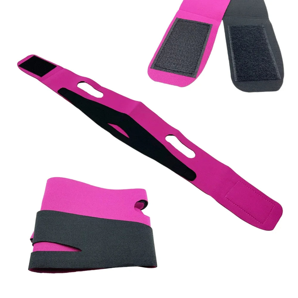 V-Line Face Slimming Bandage: Elastic Double Chin Remover & Face Lift Up Belt for Women
